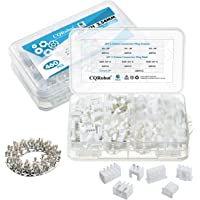 CQRobot 460 Pieces 2.54mm JST-XH JST Connector Kit. 2.54mm Pitch Female Pin Header- JST XH - 2-3 - 4 Pin Housing JST…